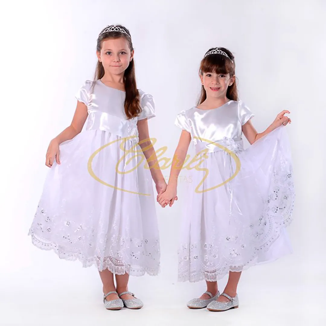 Clarili Fiestas Vestido Cortejo Niñas 10/010